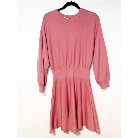 Alice + Olivia 100% Wool Pink Mini Dress. Large. NWT - Picture 4 of 6